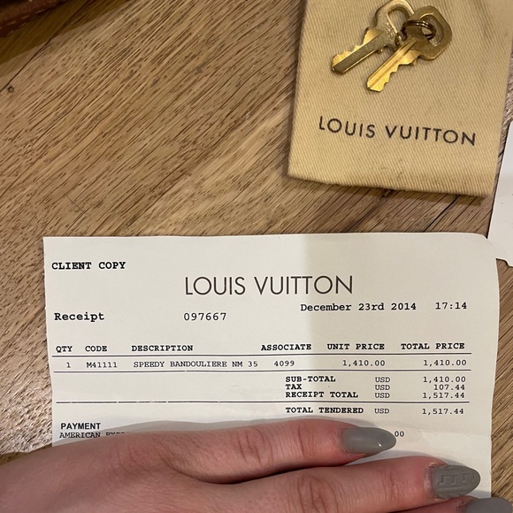 Louis Vuitton Speedy 35 w/ leather strap - Picture 7 of 12